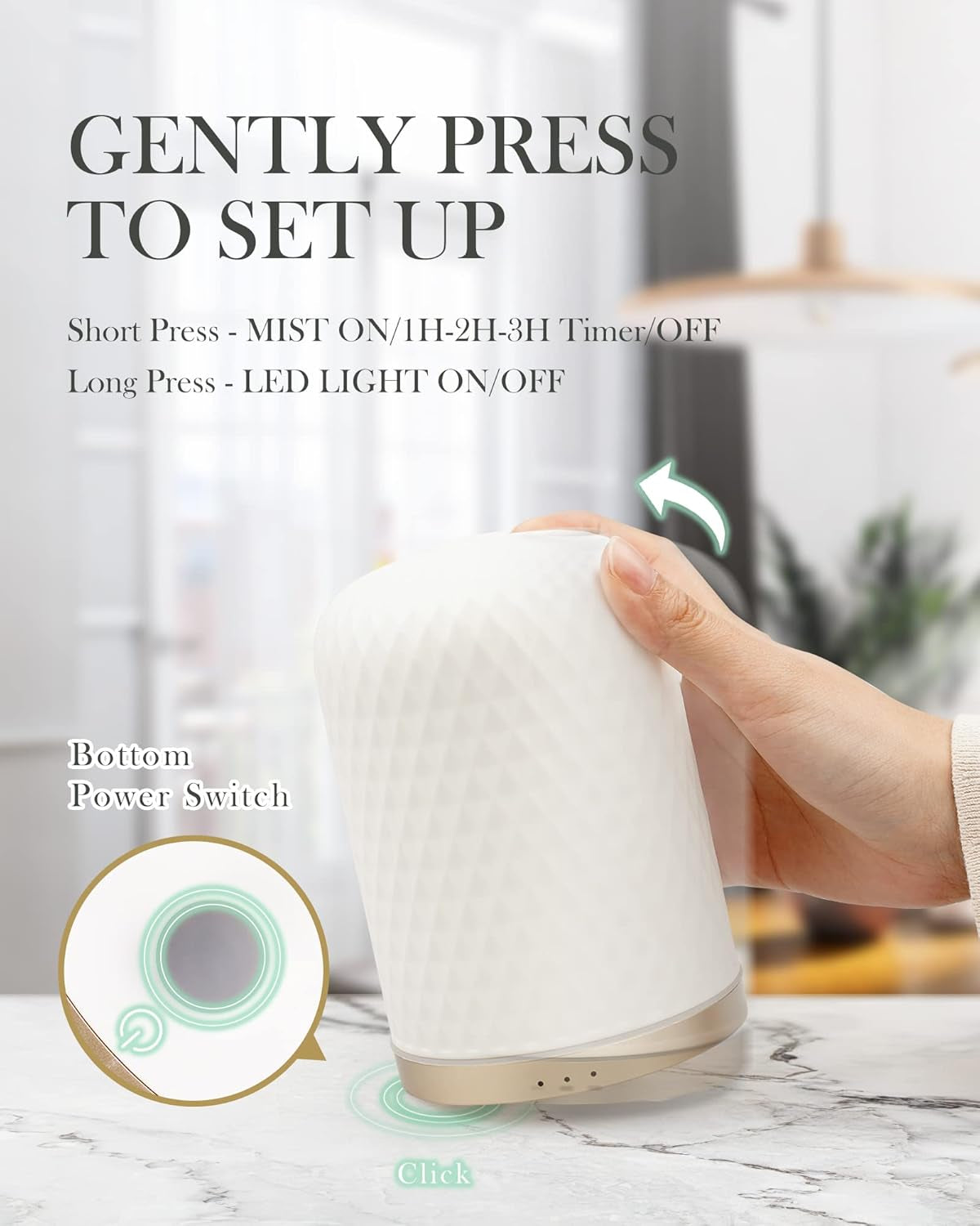 AromaGlow Diffuser / SereniMist Ceramic / ZenAura Stone / Mistique Home Diffuser / CalmiSphere 110 / EchoMist Ceramic / TranquilGlow Diffuser / VibeMist Decor / LumiMist USB / WhiteWave Aroma / CeramiCool Diffuser / PureZen Aroma / FlowMist Essence / BreatheEase 110 / WhisperMist Stone