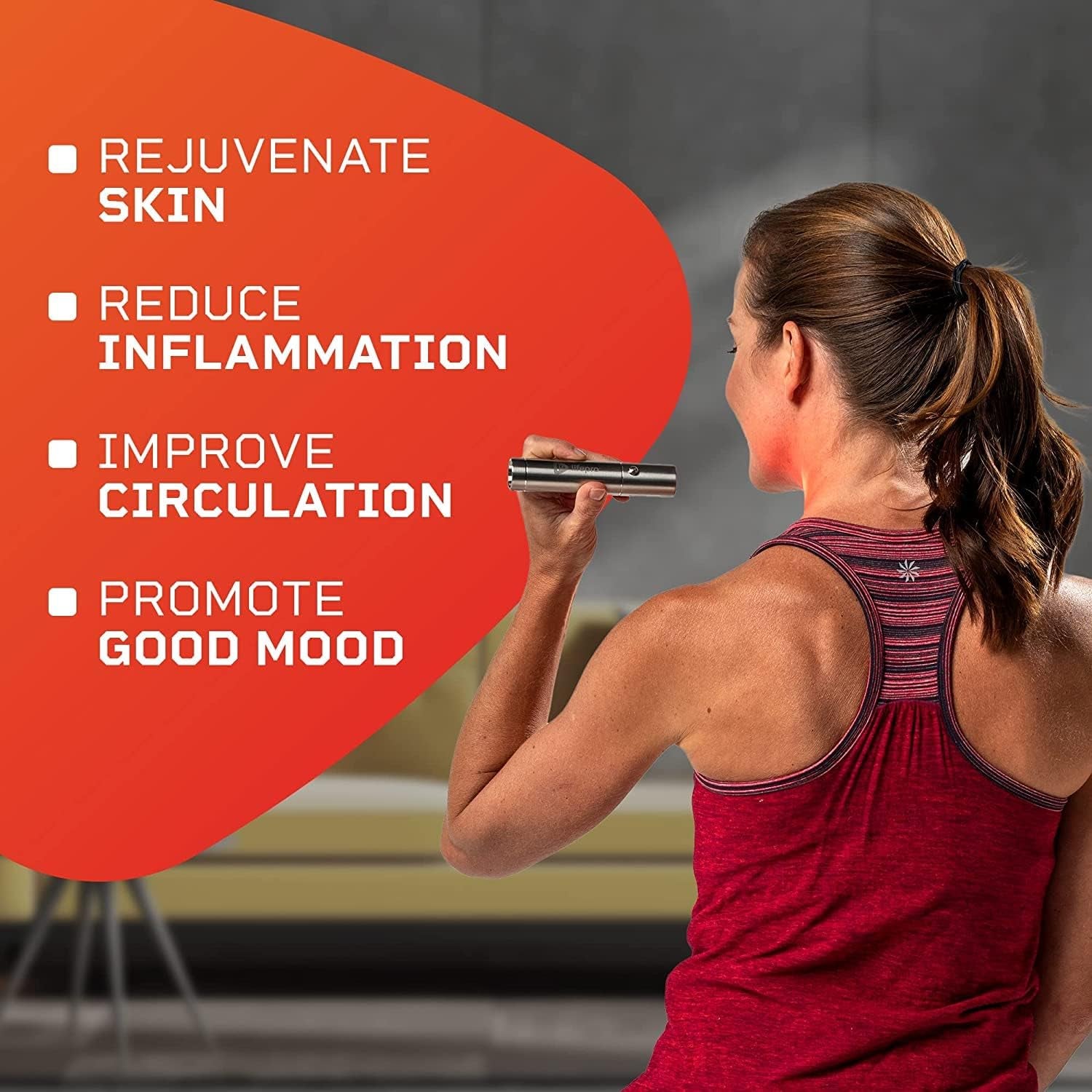 Infrared & Red Light Therapy Device for Joints & Muscles Pain Relief, Portable near Infrared Light for Body & Face Inflammation, Compact & Effective Design - Use 3 Wavelengths