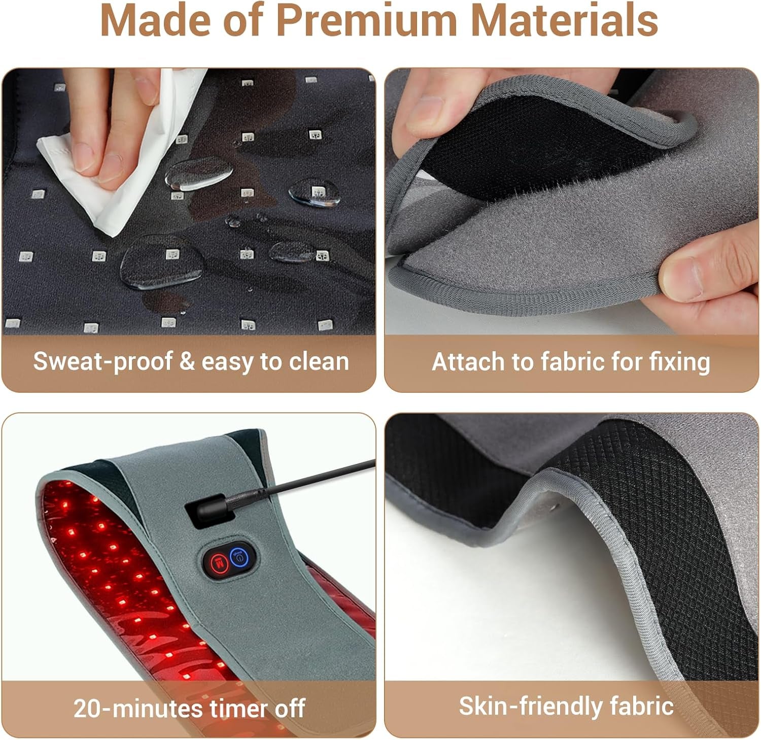 RedEase Belt / PulseTherm Wrap / GlowFlex Relief / InfraWrap Pro / PainAway Belt / HealRay Strap / LumiRelief Wrap / JointEase Infra / CoreSoothe Light / ThermiCore Belt / FlexRay Wrap / RelivaGlow Belt / DeepPulse Therapy / BodyBeam Pro / RecoverRay Belt

