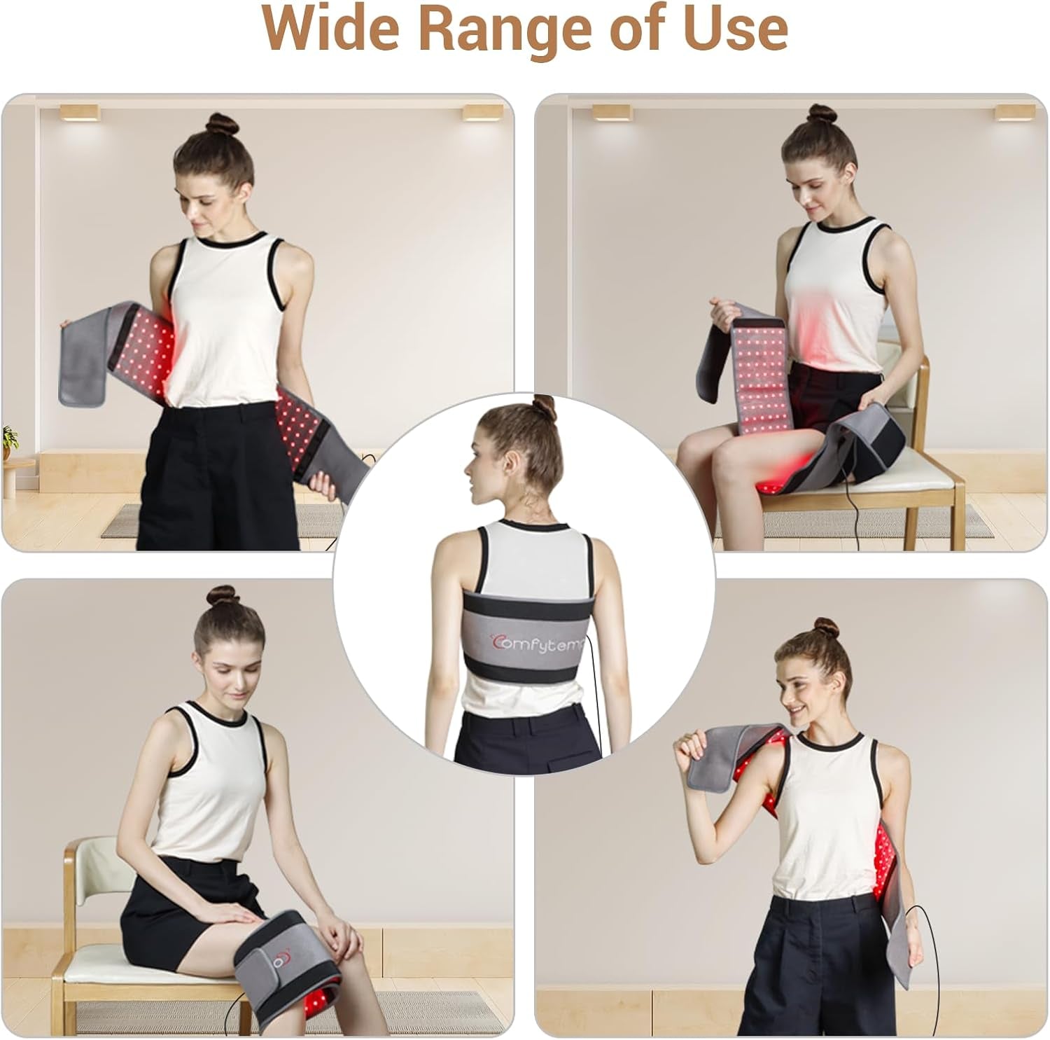 RedEase Belt / PulseTherm Wrap / GlowFlex Relief / InfraWrap Pro / PainAway Belt / HealRay Strap / LumiRelief Wrap / JointEase Infra / CoreSoothe Light / ThermiCore Belt / FlexRay Wrap / RelivaGlow Belt / DeepPulse Therapy / BodyBeam Pro / RecoverRay Belt

