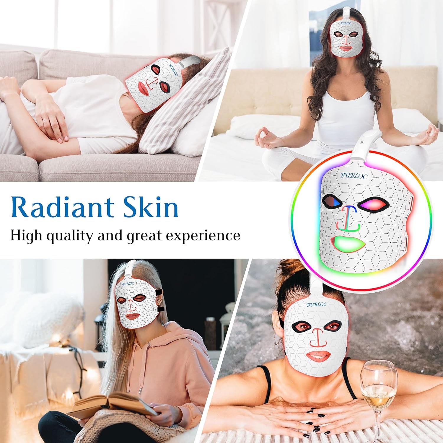 LumiGlow Mask / DermaBeam / GlowWrap 7 / BMask Pro / Radiance7 LED / AuraSkin Mask / GlowRay Contour / SkinLume / RejuvaMask / RedRay Pro


