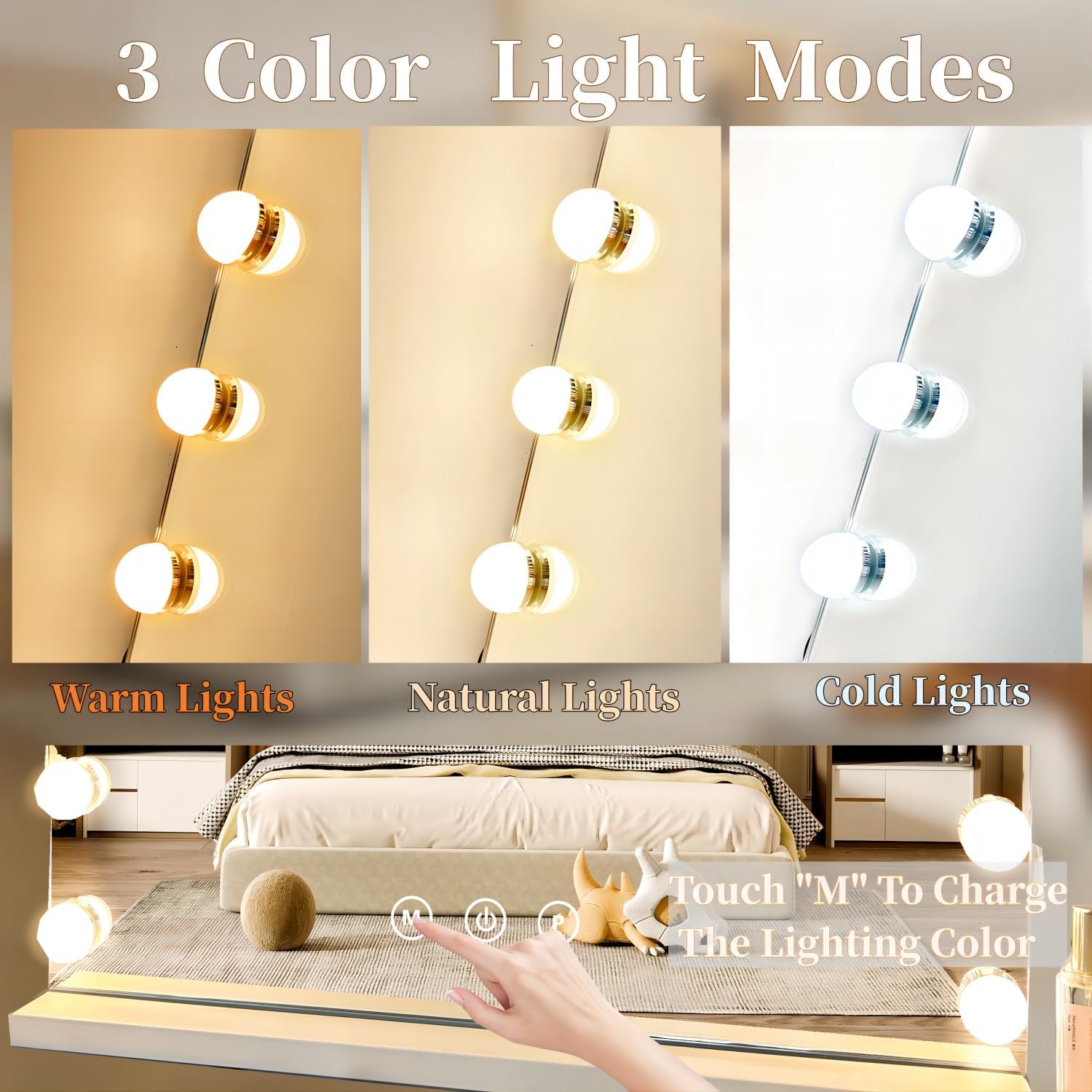 GlowScene Mirror / ProBeauty Shine / GlamView XL / VaniLux Touch / LumiQueen Mirror / MirrorMuse Pro / GlowMode Studio / Reflekt Pro Mirror / BeauraLite Touch / TouchGlow Vanity / ShineAura XL / StudioGlow Luxe / ClarityEdge Mirror / MakeupGlow Pro / BrightTouch Mirror
