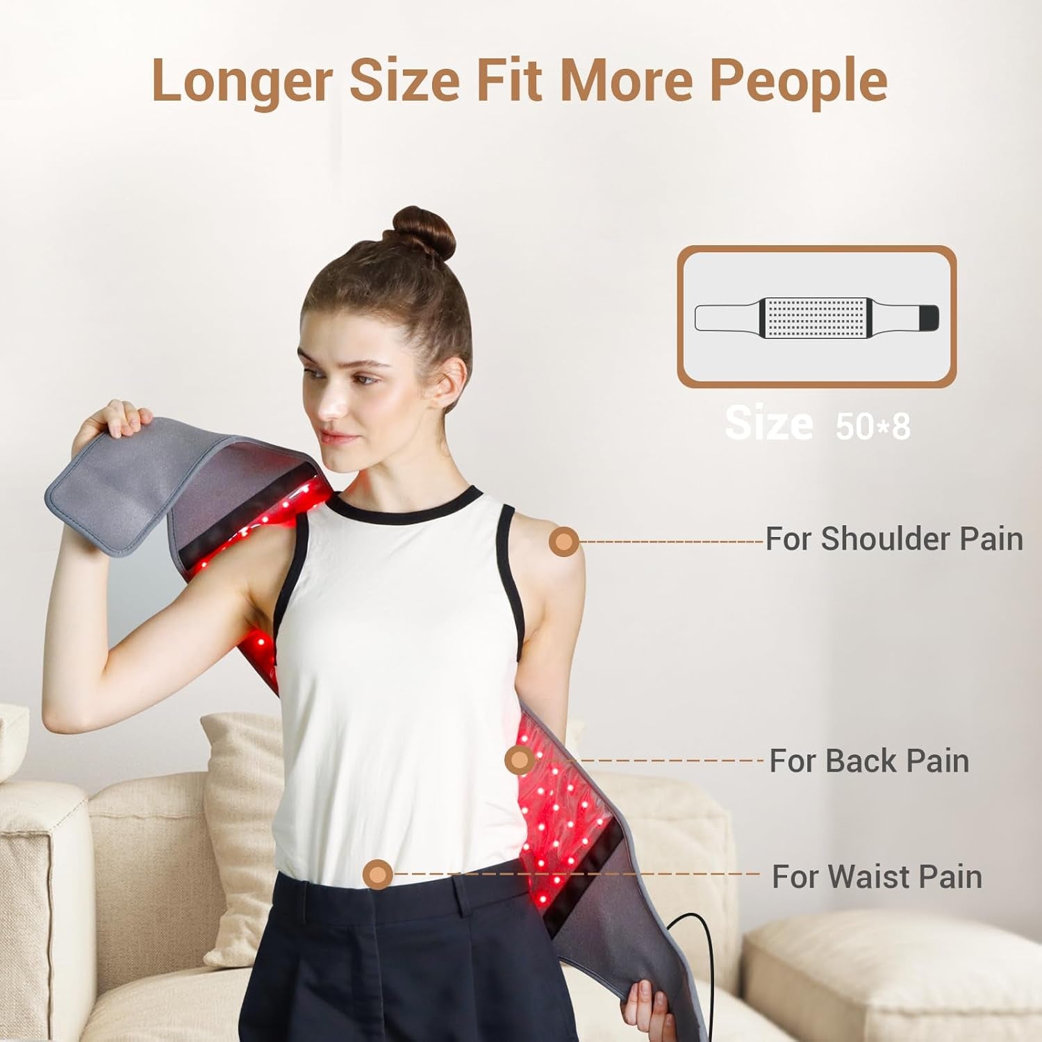 RedEase Belt / PulseTherm Wrap / GlowFlex Relief / InfraWrap Pro / PainAway Belt / HealRay Strap / LumiRelief Wrap / JointEase Infra / CoreSoothe Light / ThermiCore Belt / FlexRay Wrap / RelivaGlow Belt / DeepPulse Therapy / BodyBeam Pro / RecoverRay Belt

