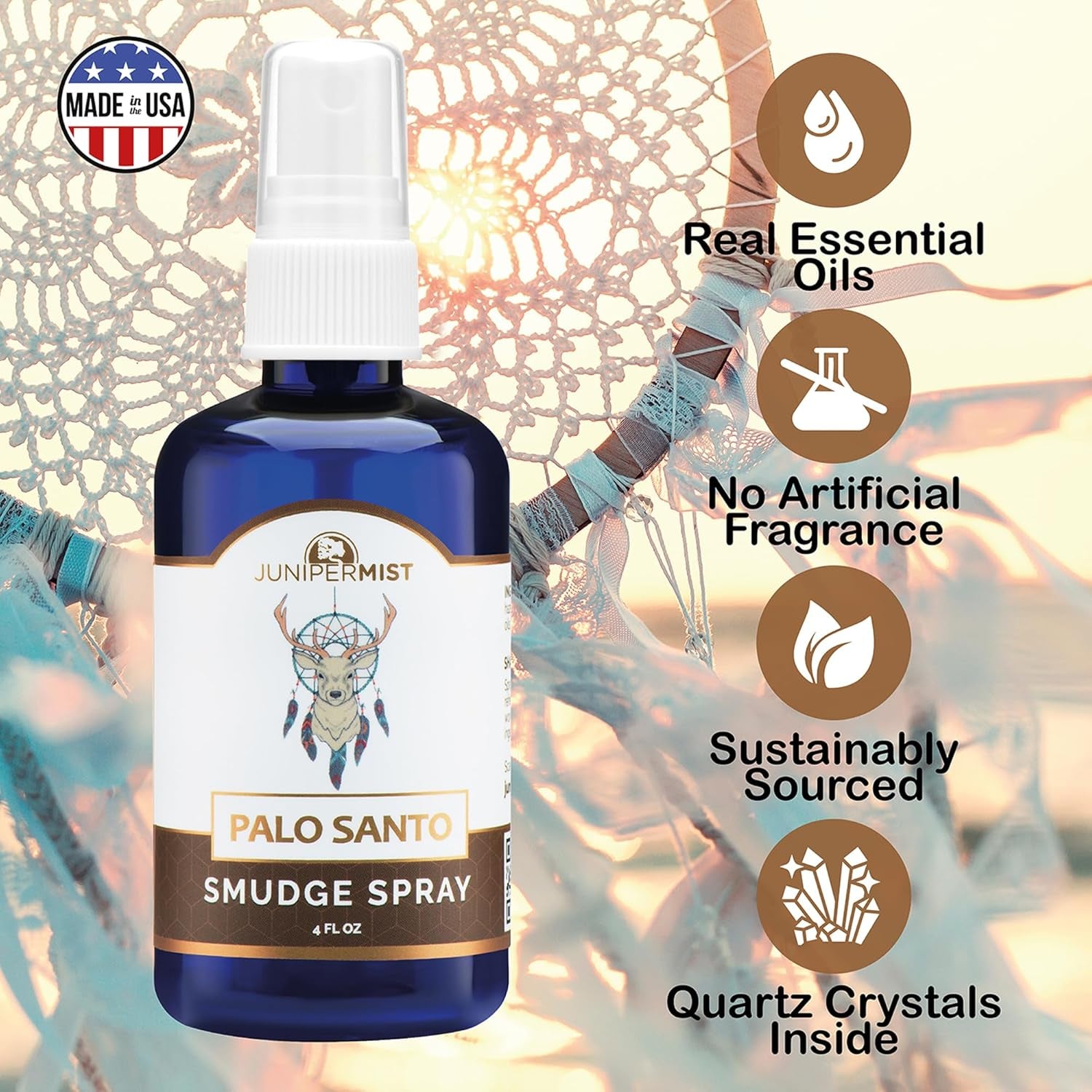 ClearAura Spray / SageMist / CrystalBloom / ZenPurge / PaloGlow / SpiritCleanse / AuraWash / MysticSpritz / SmudgeAway / SacredMist

