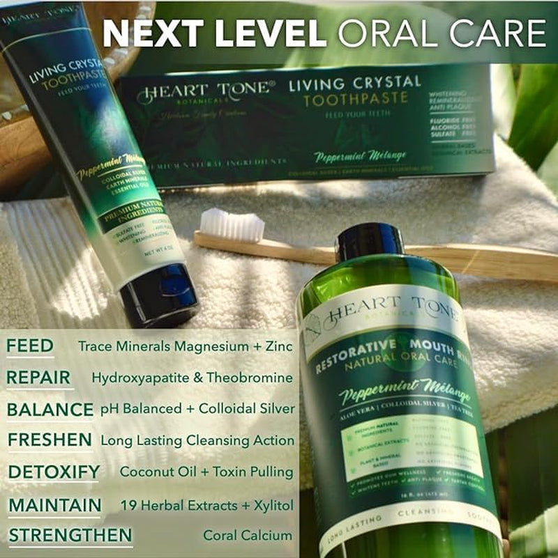 CrystalSmile Duo / PureMint Care Set / NatureWhite Kit / BotaniClean Oral Pack / GlowPaste & Rinse / MintAura Essentials / ZenSmile Organic / RootedFresh Duo / EcoBright Cleanse / FloraDent Natural / FreshHerb Smile / CleanCrystals Oral Care / PlantBright Duo / OrganicShine Set / WhitenNaturals Kit

