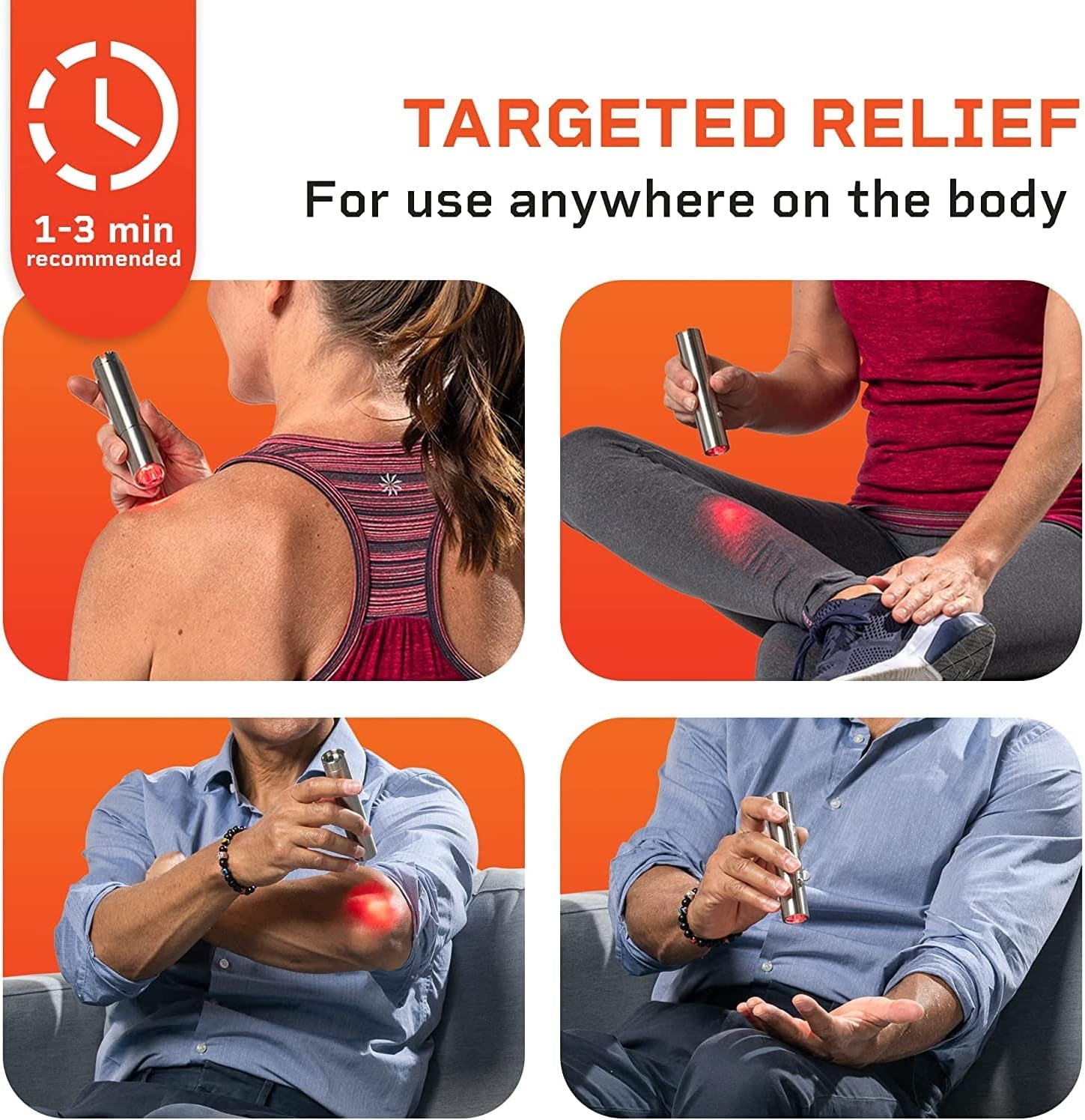 Infrared & Red Light Therapy Device for Joints & Muscles Pain Relief, Portable near Infrared Light for Body & Face Inflammation, Compact & Effective Design - Use 3 Wavelengths